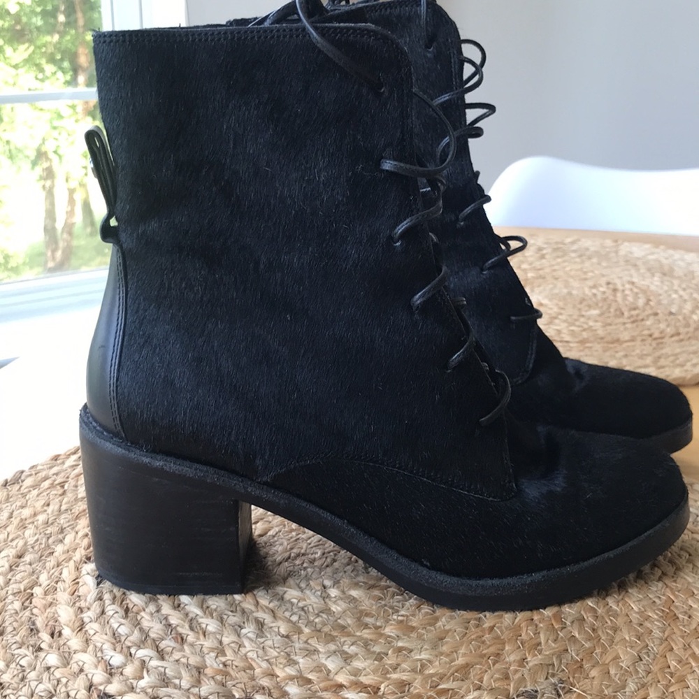 UGG Oriana exotic genuine calf hair boots.